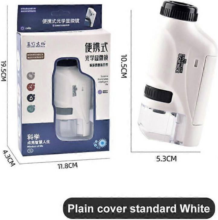60-120x Lab Mini Pocket Handheld Microscope
