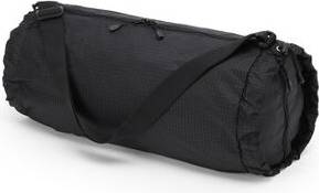 Muji Water-Repellent Ripstop Drawstring Shoulder Bag - Dark Brown