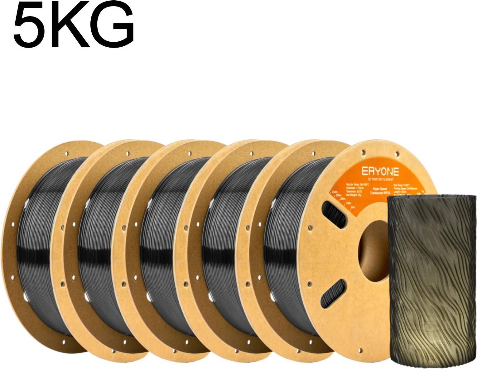Hyper petg StarTech Hyper Speed Translucent PETG Filament 5 kg