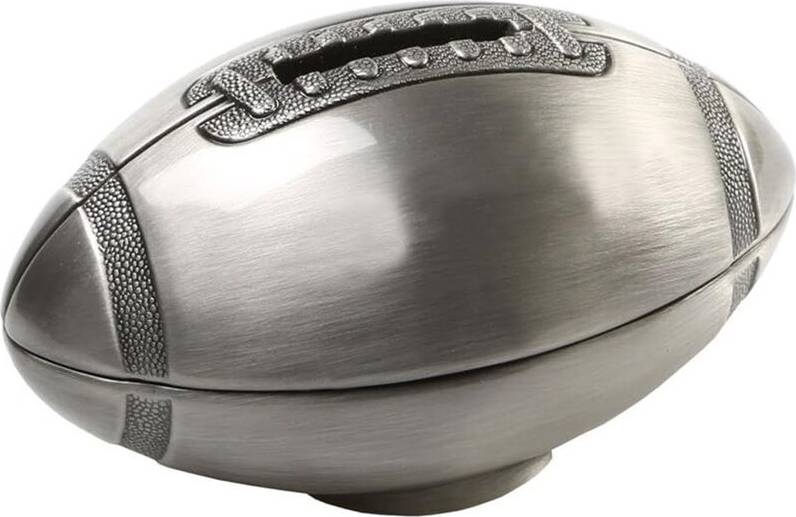 Exogio European Style Rugby Piggy Bank