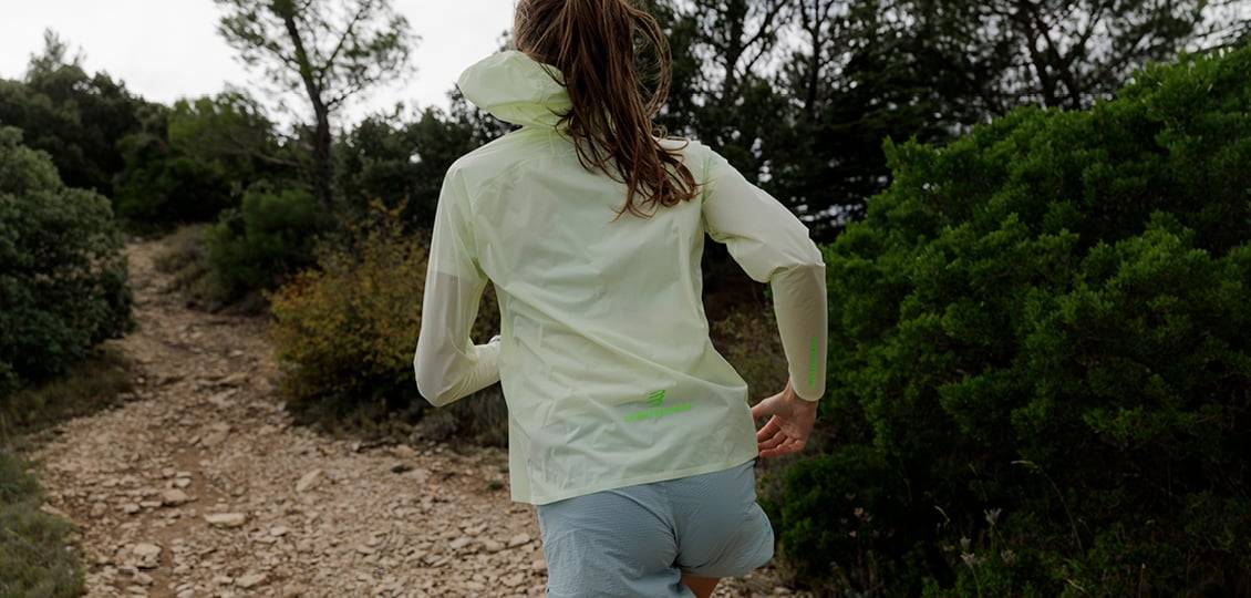 Waterproof Running Jacket - Lime