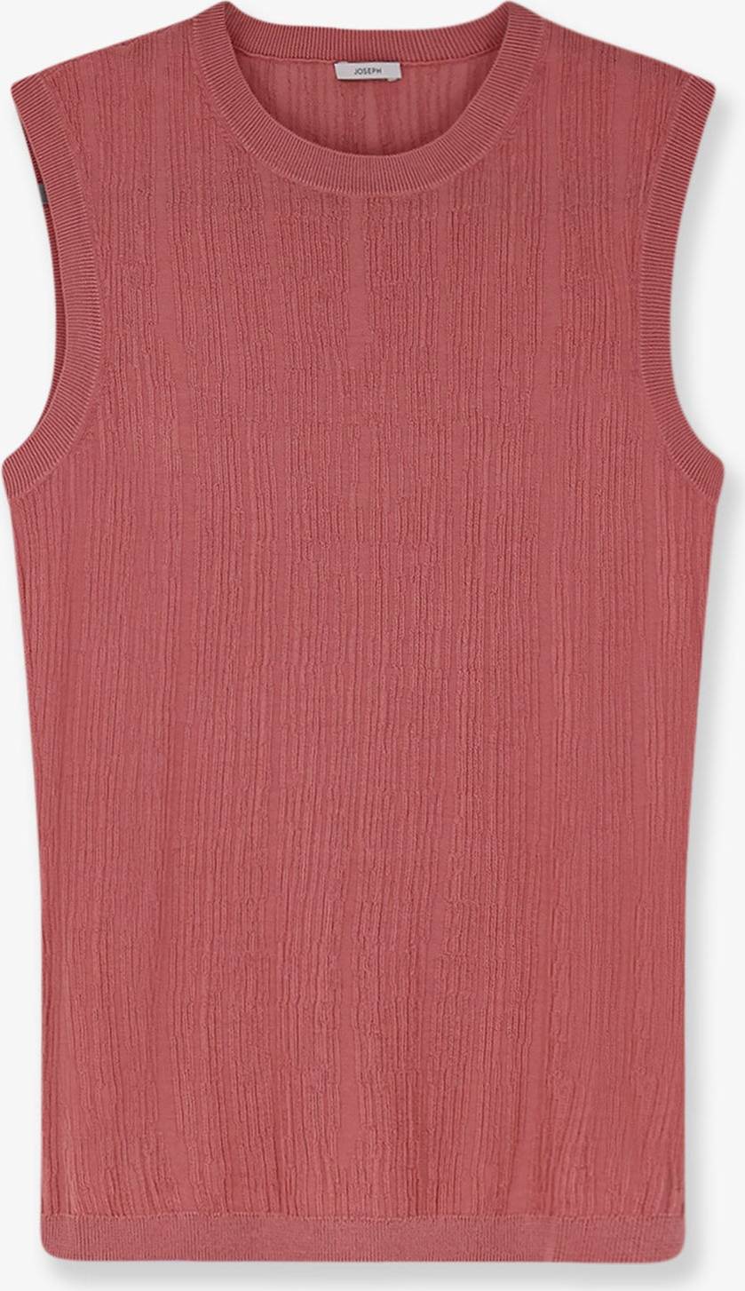 Joseph Ribbed Tank Top Bomuld - Lyserød