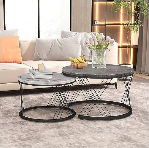 Round Coffee Table Set