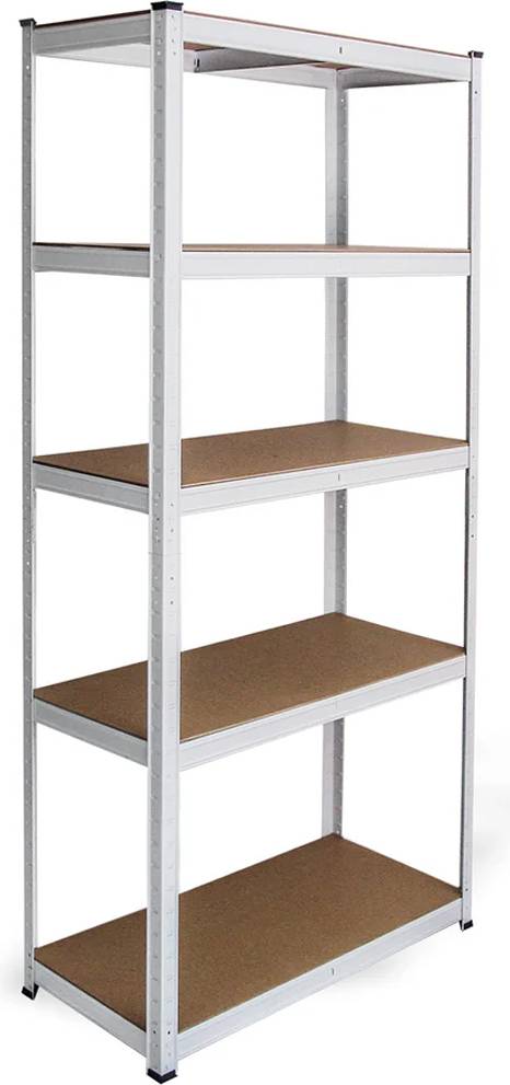 MonsterShop Monster Racking White Shelving Units 90 X 40 X 180 Shelving System