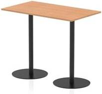 Italia Rectangular Table Oak Top Table