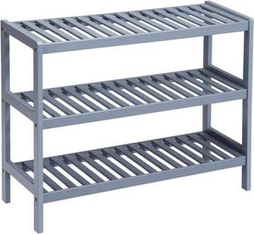 B&Q 3-Tier Wooden Shoe Rack Shoe Rack 3pcs