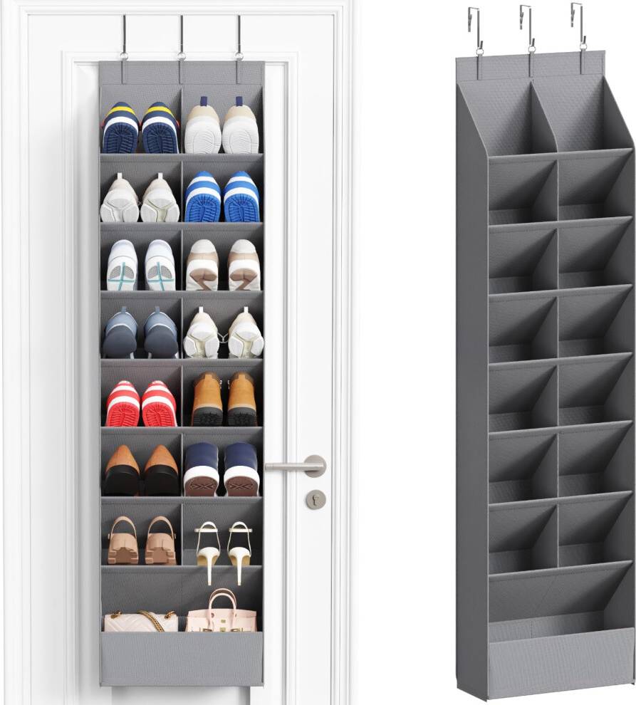 Lifewit Hanging Shoe Storage with Deep Pockets Shoe Rack