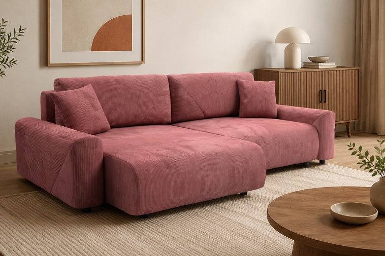 Storage sofa bed Dolmar Rima Corner Sofa Bed With Storage Sofa