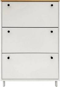 B&Q 3 Drawer Shoe Cabinet Storage Cupboard Rack Shoe Rack
