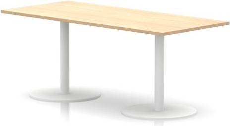 Italia 1800x800 Poseur Rectangular Table Maple Table