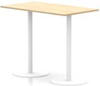 Italia 1400x800 Poseur Rectangular Table Maple Table