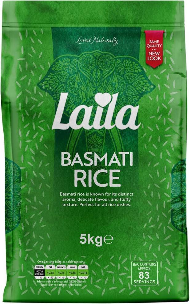Laila Basmati Rice 5Kg Aromatic Style
