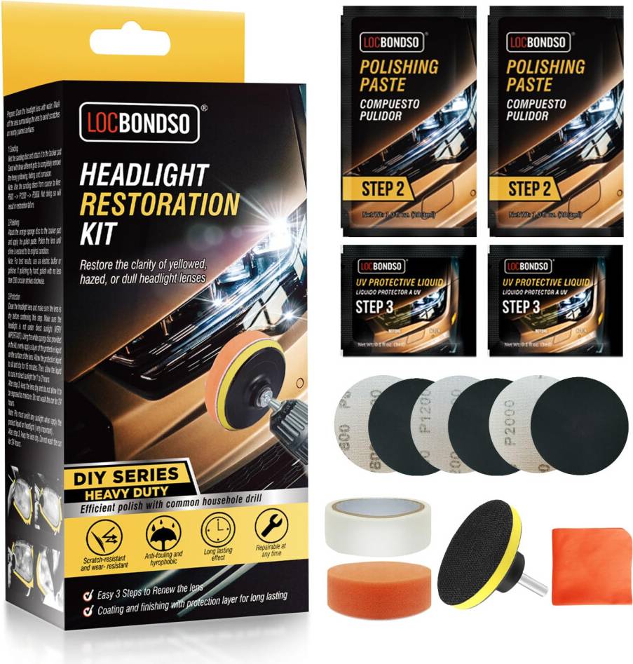 Headlight restoration kit Car Headlight Restoration Kit