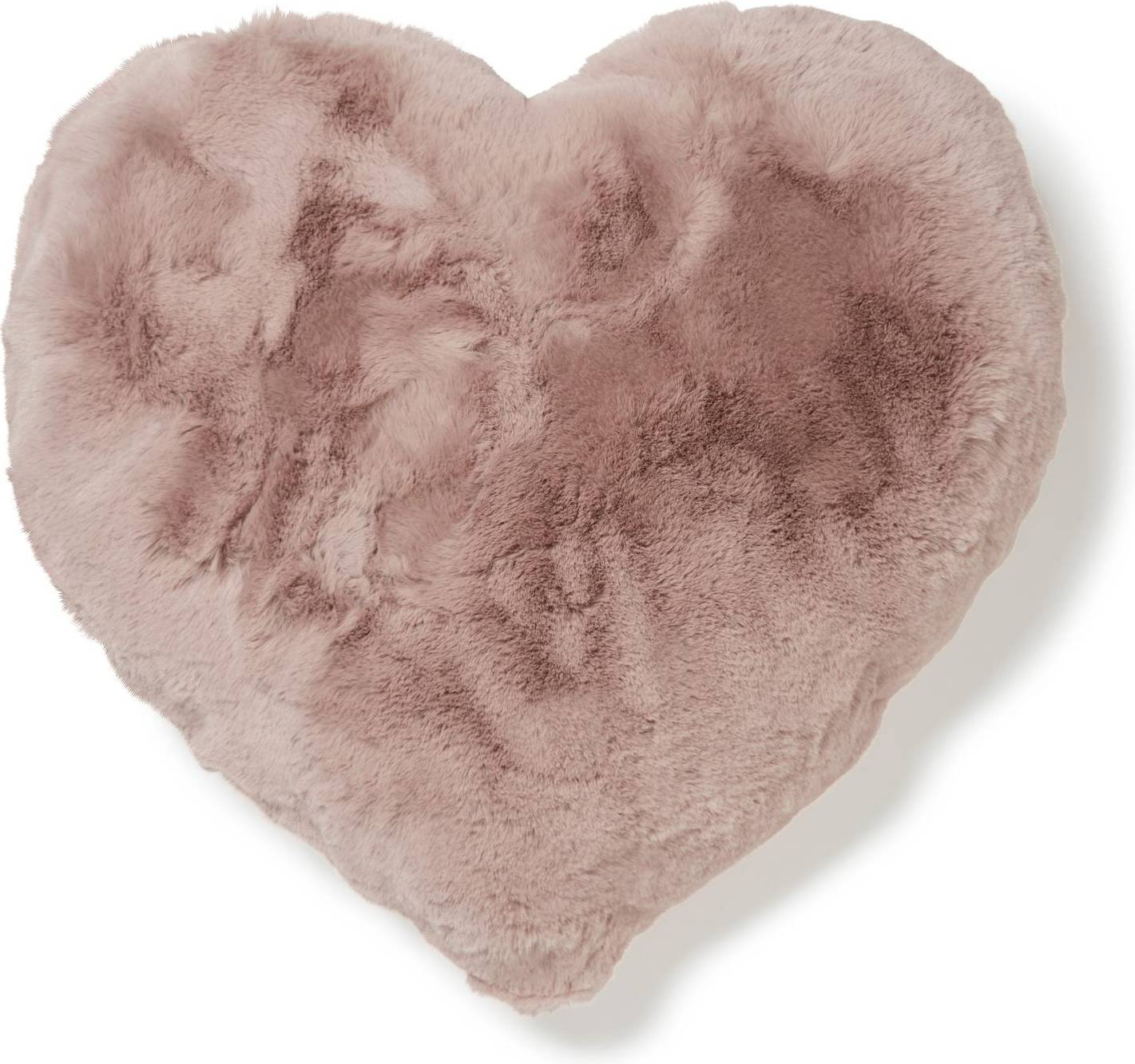 Skinnwille Fluffy Hjärtformad Kudde Innerkudde Rosa