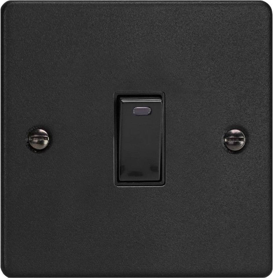 XDE20NB.MB Essential Matt Black Rocker Switch