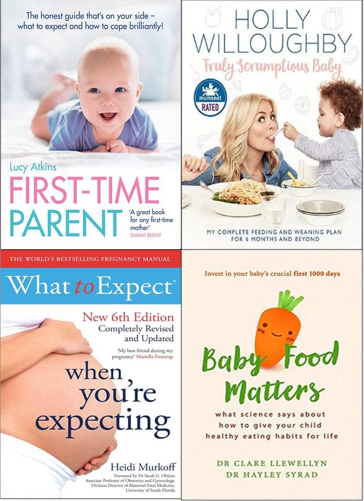 What To Expect When You're Expecting First-Time Parent 4 Books Collection Set