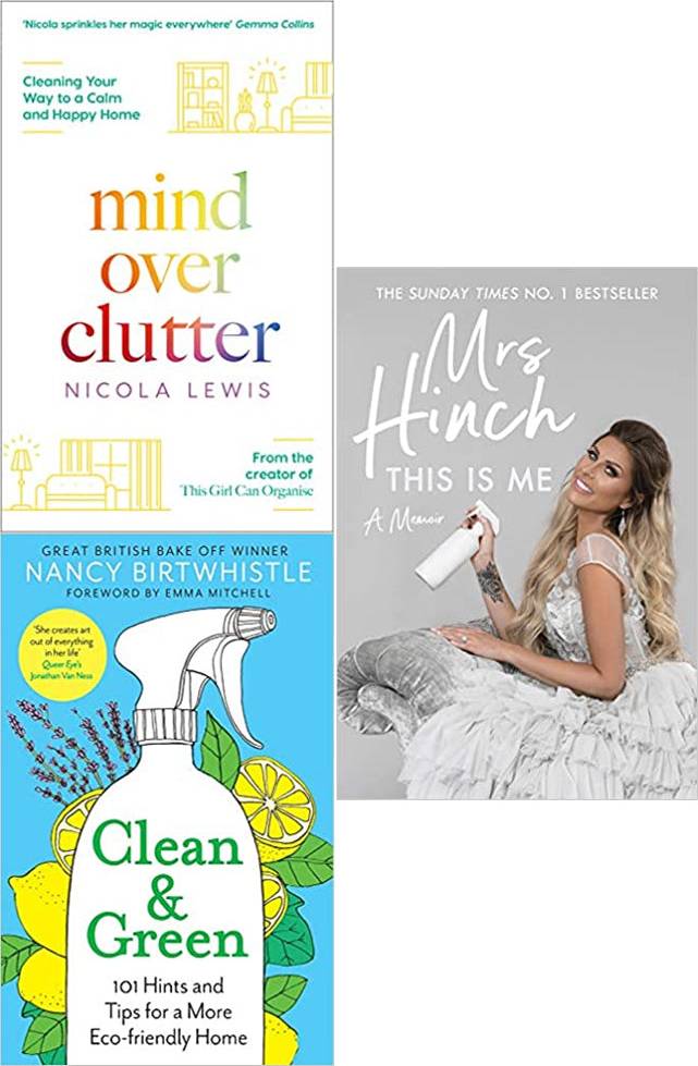 Mind Over Clutter Clean Green This Is Me 3 Books Collection Set