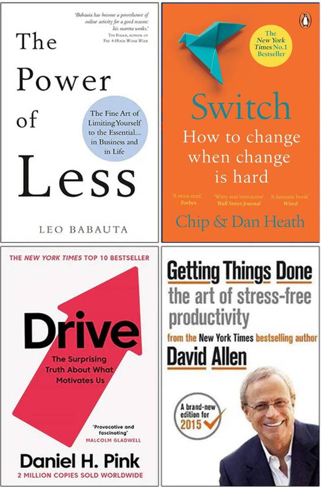 The Power Of Less Switch Drive More 4 Books Collection Set Non Fiction Paperback (Paperback)