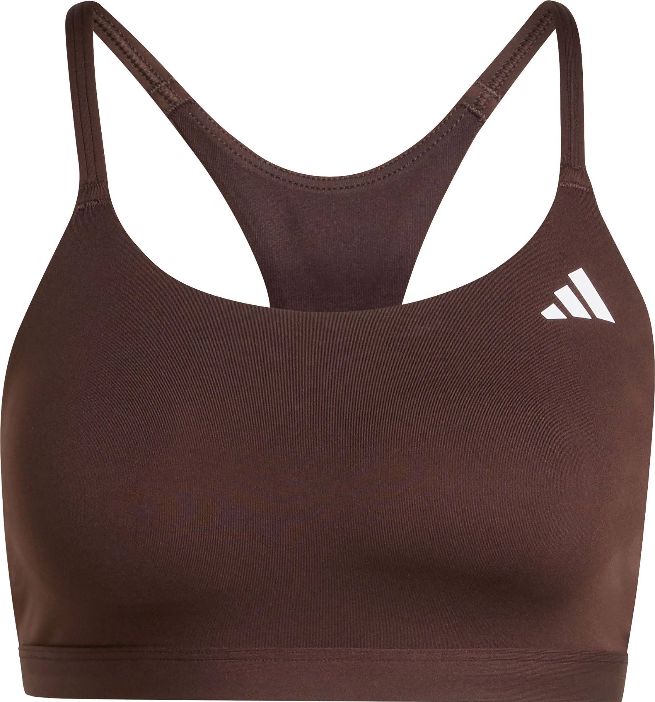 adidas Training Optime Essentials Light Support Bra - Brown