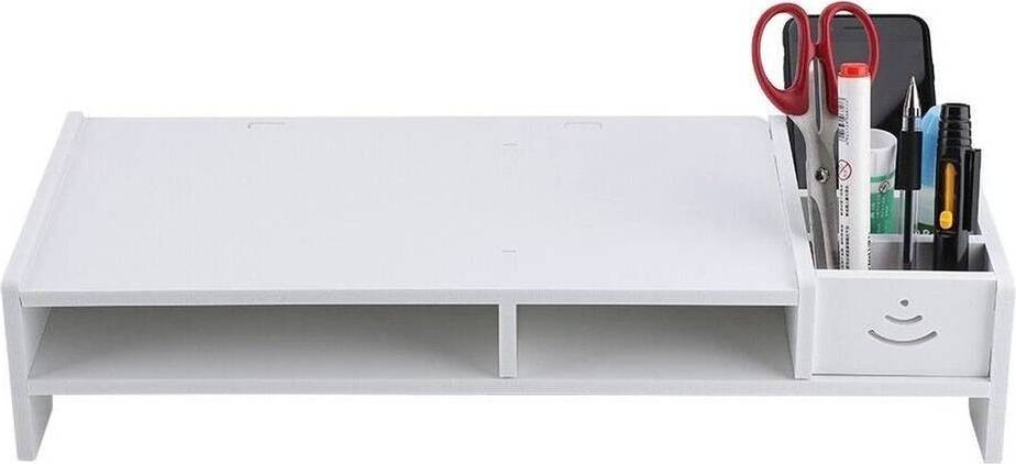 NESTLUNE 2 Tier Computer Desktop Monitor Stand