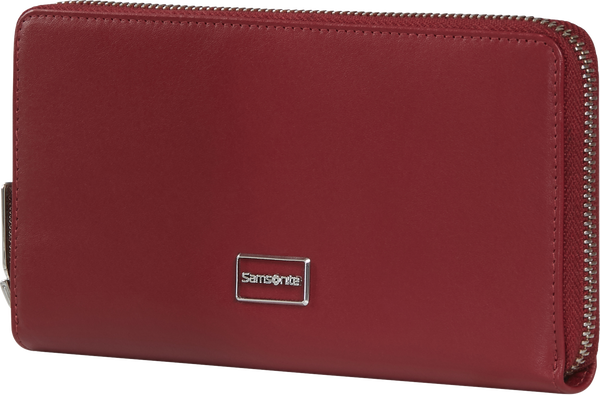 Samsonite Image Leather Wallet RFID Protection Red