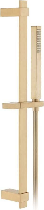 Vado Brushed Gold Square Slide Rail Kit