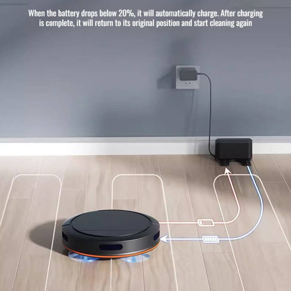 Robot Vacuum Cleaner USB Rechargeable