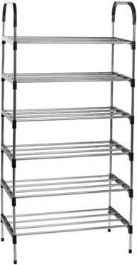 B&Q 6 Tier 43 Inch Shoe Rack Storage Stand Shoe Rack