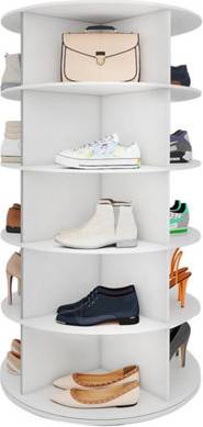 B&Q 5 Tier 360 Rotating Shoe Rack Shoe Rack