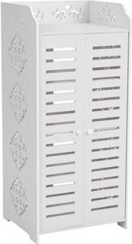B&Q 4 Tier Wooden Shoe Rack Storage Shelf Unit Shoe Rack