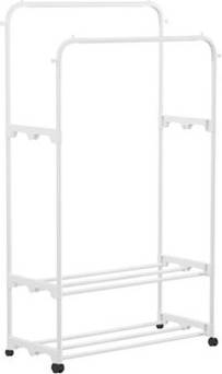 B&Q Heavy Duty Double Clothes Rail Load Rack Clothes Rack