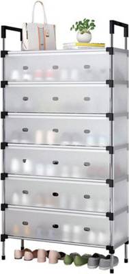 B&Q 7 Tier Cabinet Storage Organiser Shoe Rack Shoe Rack