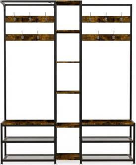 B&Q Hall Tree Hat And Coat Stand Shoe Rack Shoe Rack