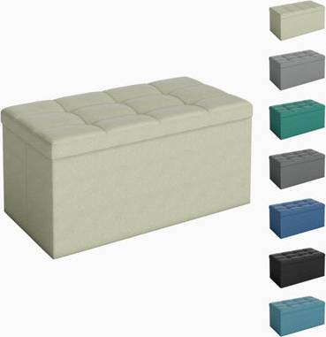 MCC Direct 76cm Rectangular Foldable Storage Bench Storage Bench