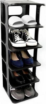 B&Q 5 Tier Vertical Shoe Holder Stand Rack Shoe Rack