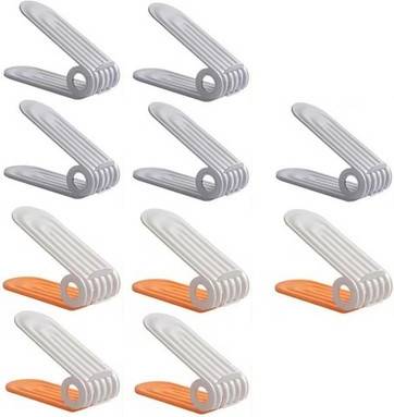 Sodial Shoe Slots Organizer 2 Levels Shoe Rack
