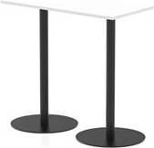 Italia Rectangular Table White Top Table