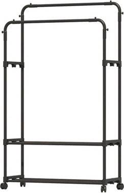 B&Q Heavy Duty Double Clothes Rail Hanging Rack Clothes Rack