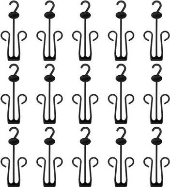 Sodial 15 Packs Shoe Display Hook Hanging Rack Shoe Rack