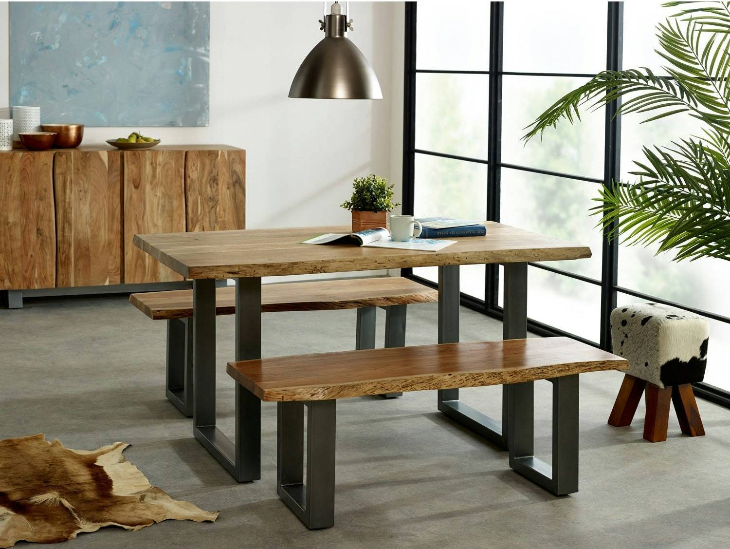 IH Design Knott Live Edge Large Dining Table Dining Table