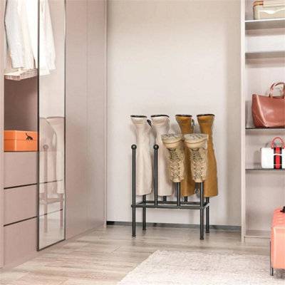 B&Q Metal Boot Stand Rack Organiser Shoe Rack