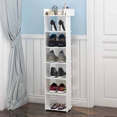 B&Q 7 Tier Narrow Shoe Rack Shoe Rack