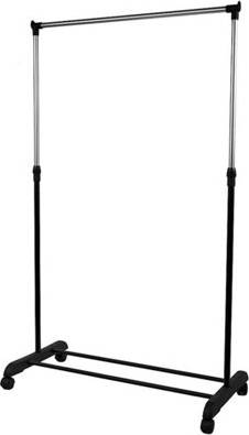 B&Q Single Silver Heavy Duty Garment Rack Clothes Rack