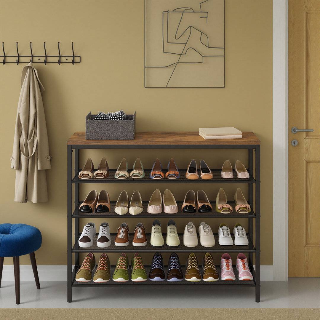Borough Wharf Shoe Rack Black Shoe Rack
