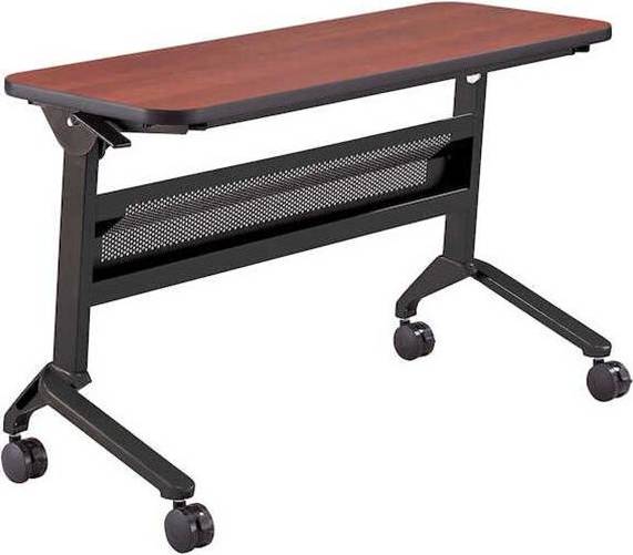 Betterbeds Flip-N-Go Rectangular Training Table Black Cherry Table