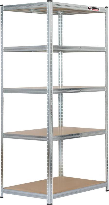 Rhino Racking Galvanised Boltless Garage Shelving Unit 180x90x60cm Shelving System