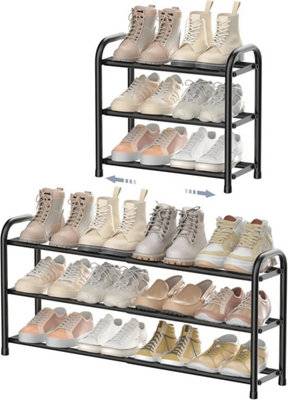 B&Q 3 Tier Adjustable Shoe Rack Shoe Rack