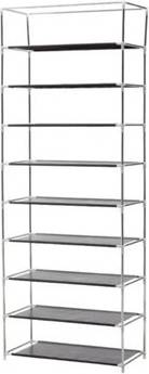 B&Q 10 Tier Shoe Rack Storage Cabinet Shoe Rack