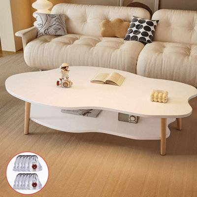 B&Q 2 Layer Coffee Table Cloud Tea Coffee Table