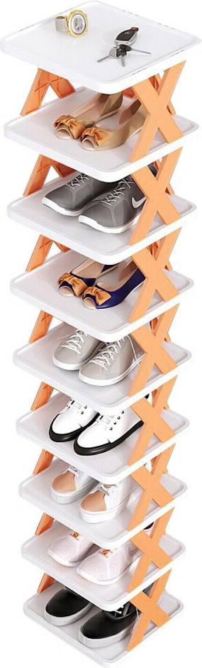 Solustre Plastic Modular Shoe Rack Shoe Rack